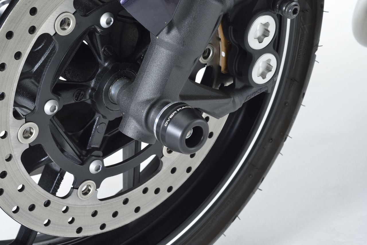 フロントアクスルスライダー MT-09 14-17/Tarcer 15-16/XSR900 16 ブラック/シルバー 1個