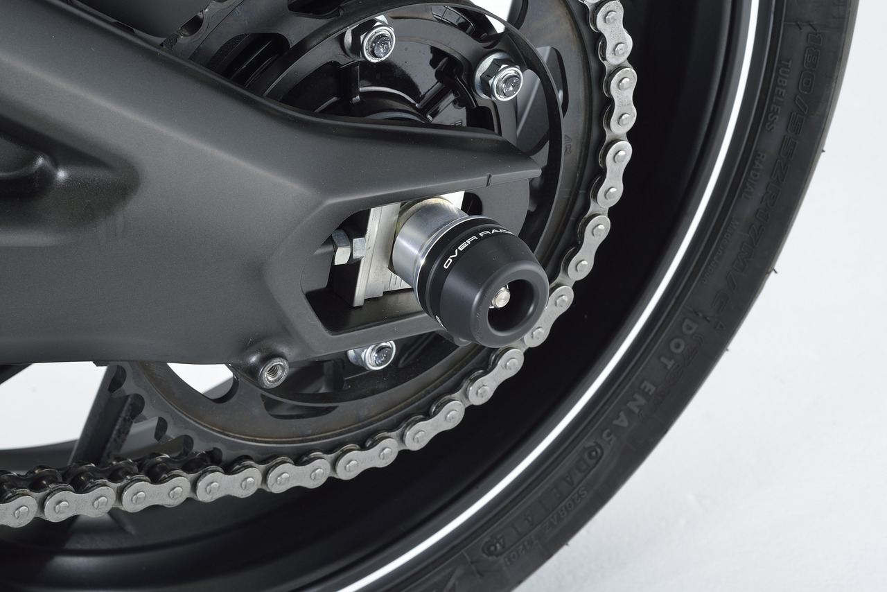 リアアクスルスライダー MT-09 14-16/MT-09 Tarcer 15-16/XSR900 16 ブラック/シルバー 1個