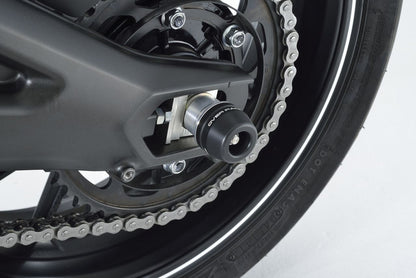 リアアクスルスライダー MT-09 14-16/MT-09 Tarcer 15-16/XSR900 16 ブラック/シルバー 1個