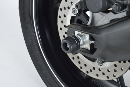 リアアクスルスライダー MT-09 14-16/MT-09 Tarcer 15-16/XSR900 16 ブラック/シルバー 1個