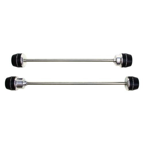 F/R Axle Slider Set MT-09 14-16 Duracon: Black Left and Right Set