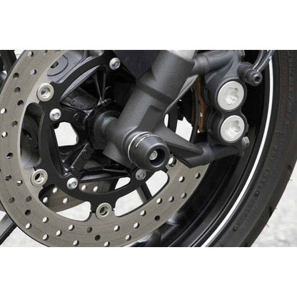F/Rアクスルスライダーセット MT-09 14-16 ジュラコン:ブラック 左右セット