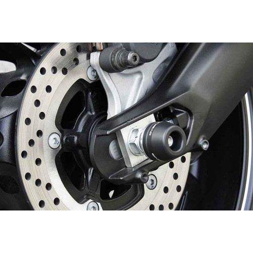 F/Rアクスルスライダーセット MT-09 14-16 ジュラコン:ブラック 左右セット