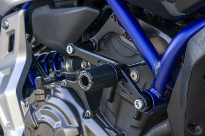 Engine Slider BLK MT-07 Black Left and Right Set