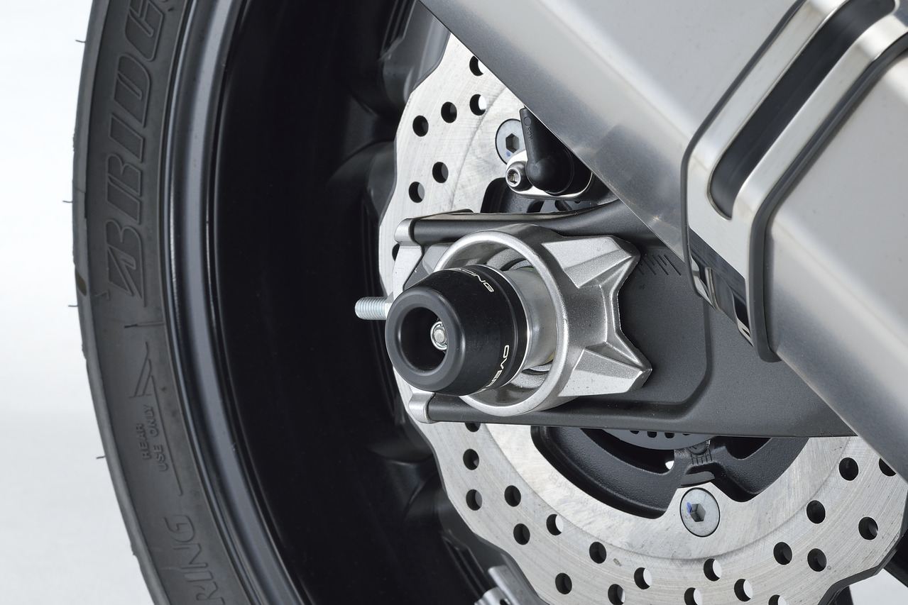 Rear Axle Slider MT-07 -17/18-20 YZF-R7 22- Black/Silver 1 pc.