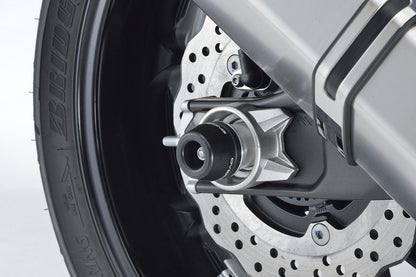 Rear Axle Slider MT-07 -17/18-20 YZF-R7 22- Black/Silver 1 pc.