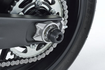 Rear Axle Slider MT-07 -17/18-20 YZF-R7 22- Black/Silver 1 pc.