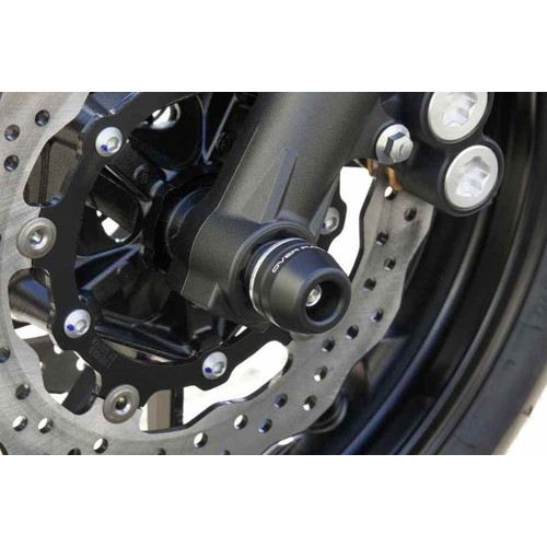F/R Axle Slider Set MT-07 Duracon: Black, Left/Right Set