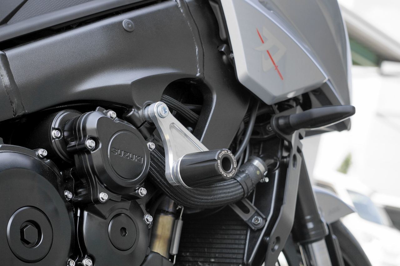 エンジンスライダー SIL KATANA 19-22 シルバー 左右セット