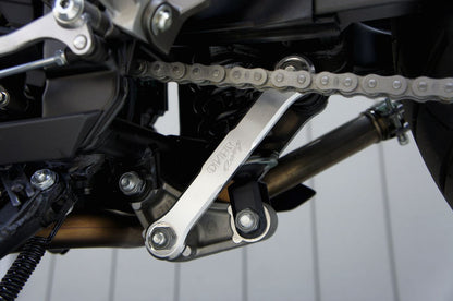 Lowering Plate Kit Ninja250 13-17 Silver Anodized Finish, Set of 2