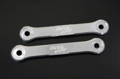 Lowering Plate Kit Ninja250 13-17 Silver Anodized Finish, Set of 2
