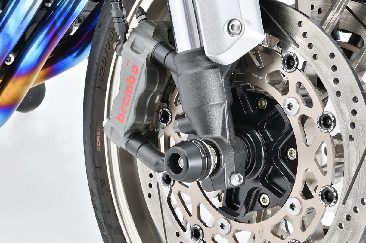 フロントアクスルスライダー Z900RS ブラック 1個