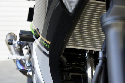 レーシングスライダー Ninja400 14-17 ブラック/シルバー 左右セット