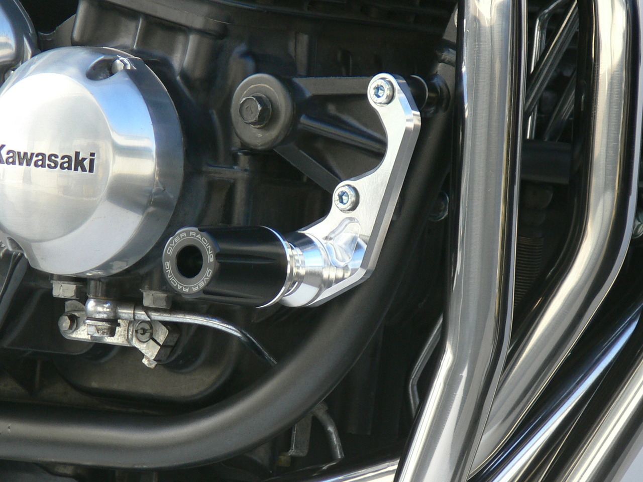 エンジンスライダー ZEPHYR1100 ブラック/シルバー 左右セット