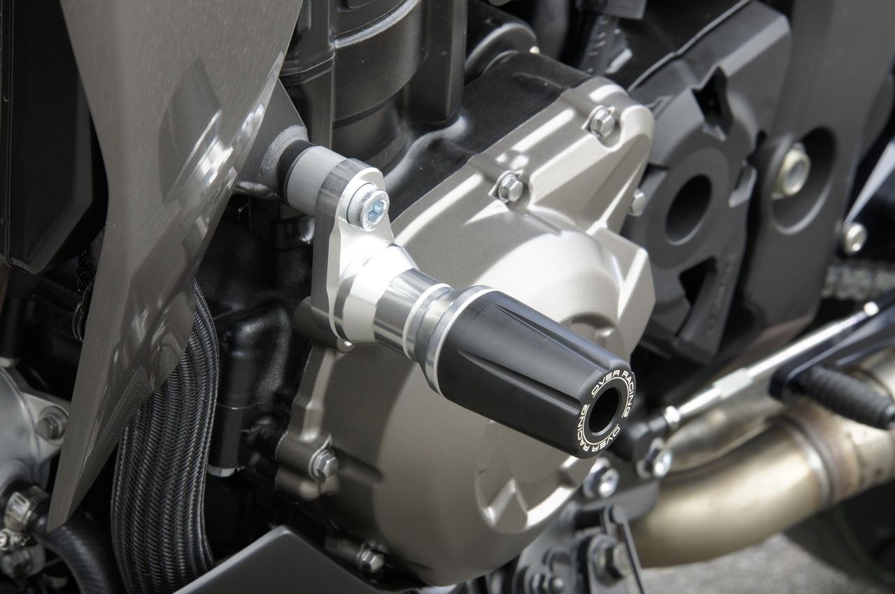 Engine Slider SIL Z1000 (14) Black/Silver Left and Right Set