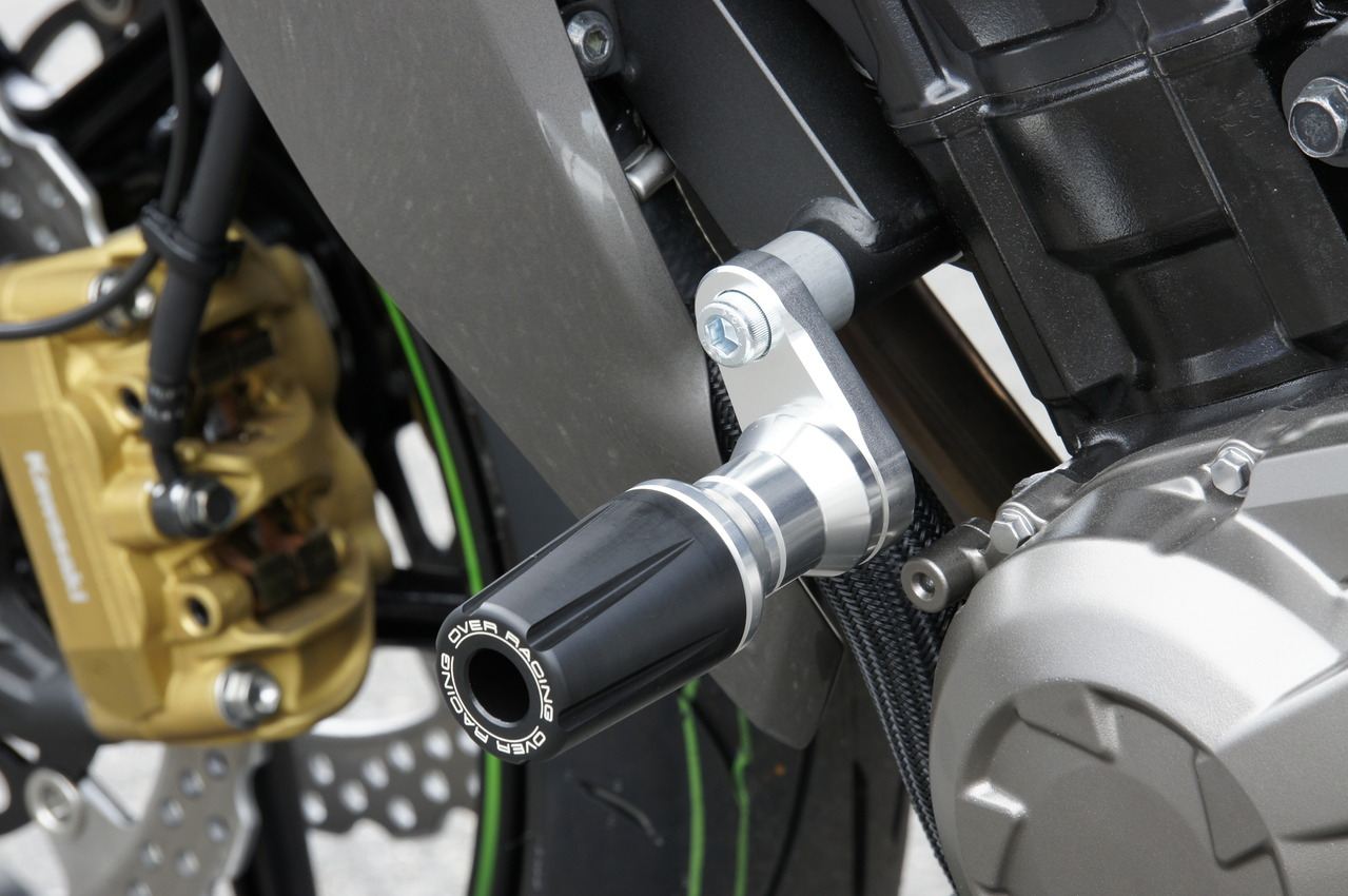 Engine Slider SIL Z1000 (14) Black/Silver Left and Right Set