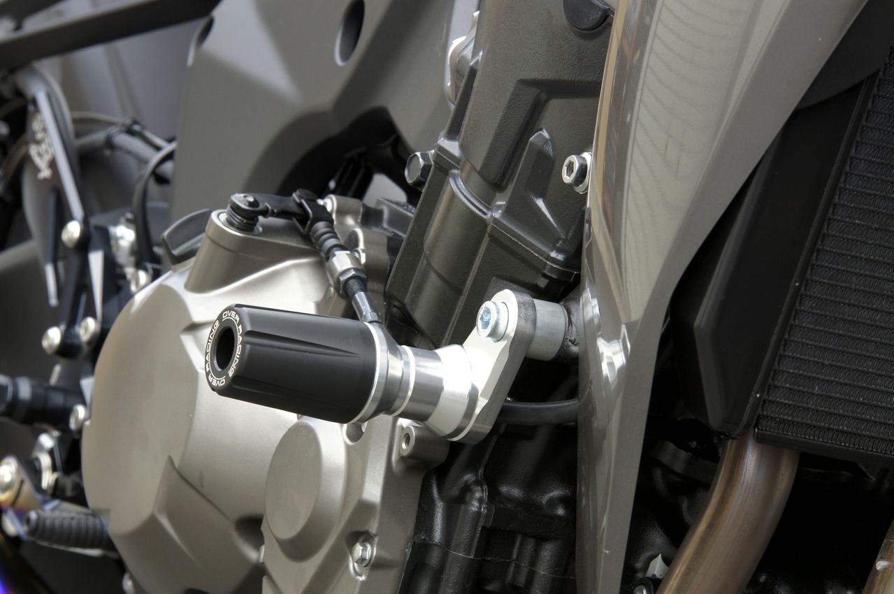 Engine Slider SIL Z1000 (14) Black/Silver Left and Right Set