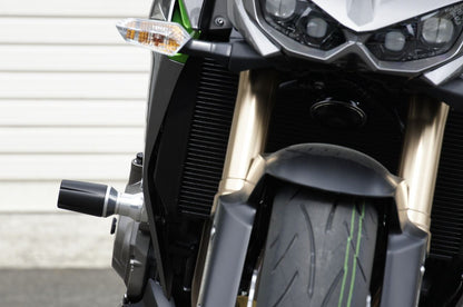 Engine Slider SIL Z1000 (14) Black/Silver Left and Right Set