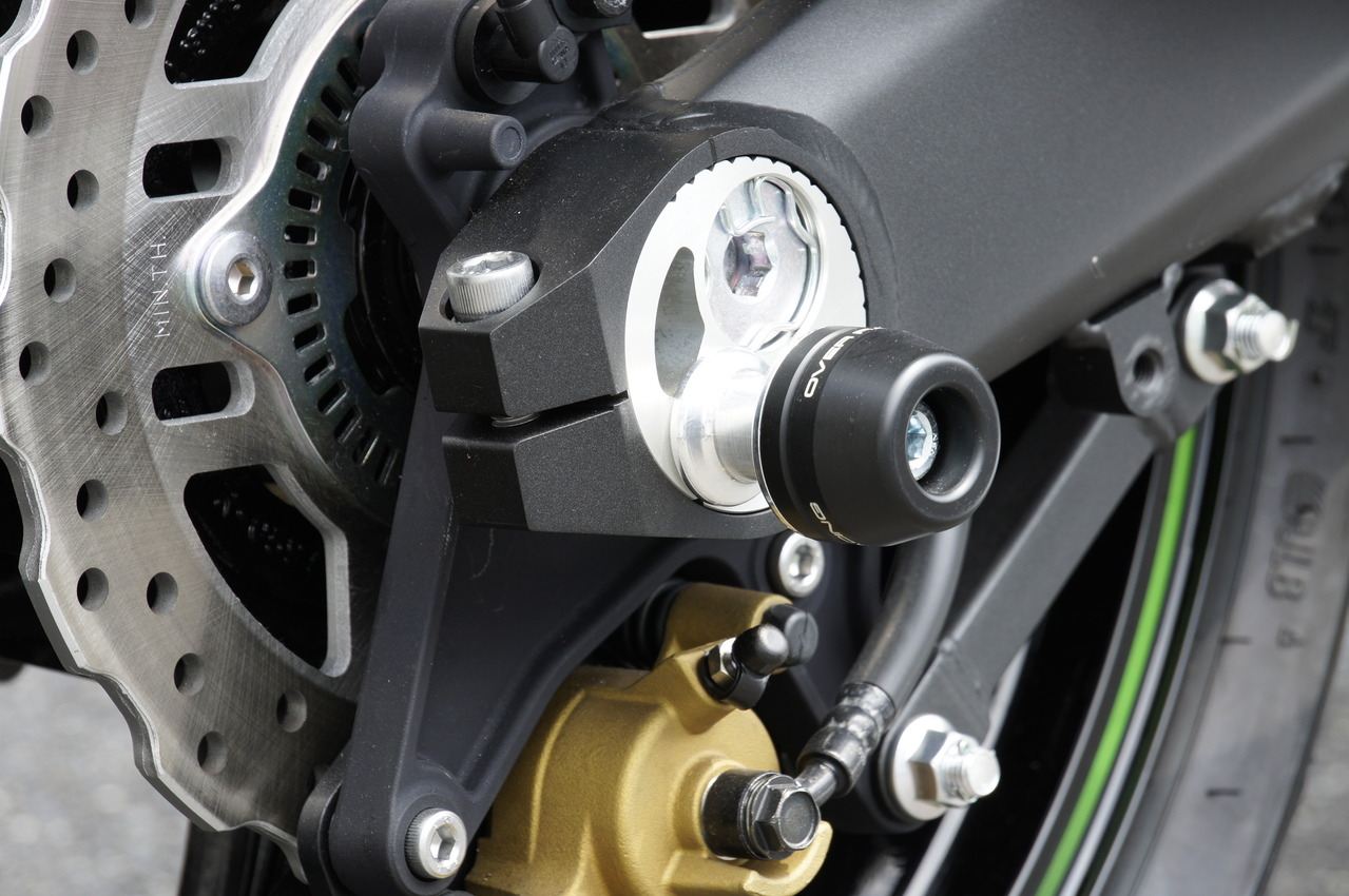スタンドフックスライダー ZRX1200/DAEG/Z1000(14) ブラック/シルバー 1個