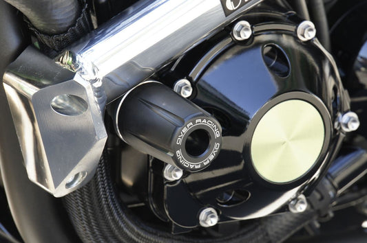 Engine sliders ZRX1200 DAEG Black/Silver Left/right set