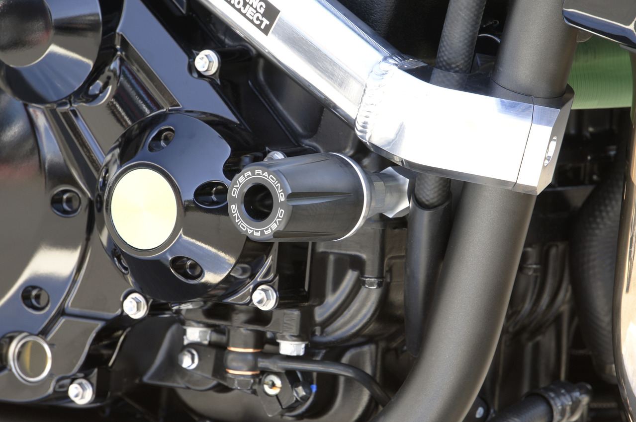 エンジンスライダー ZRX1200 DAEG ブラック/シルバー 左右セット