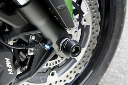 フロントアクスルスライダー ZX-14R 12- ブラック/シルバー 1個