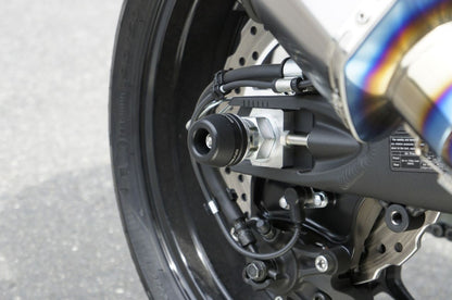 リアアクスルスライダー ZX-14R 12- ブラック/シルバー 1個