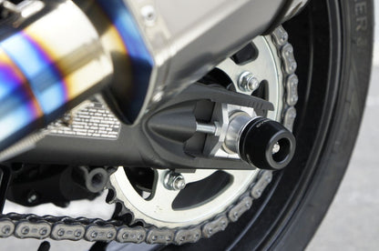 リアアクスルスライダー ZX-14R 12- ブラック/シルバー 1個