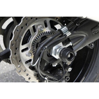 F/Rアクスルスライダーセット ZX-14R 12- ジュラコン:ブラック 左右セット