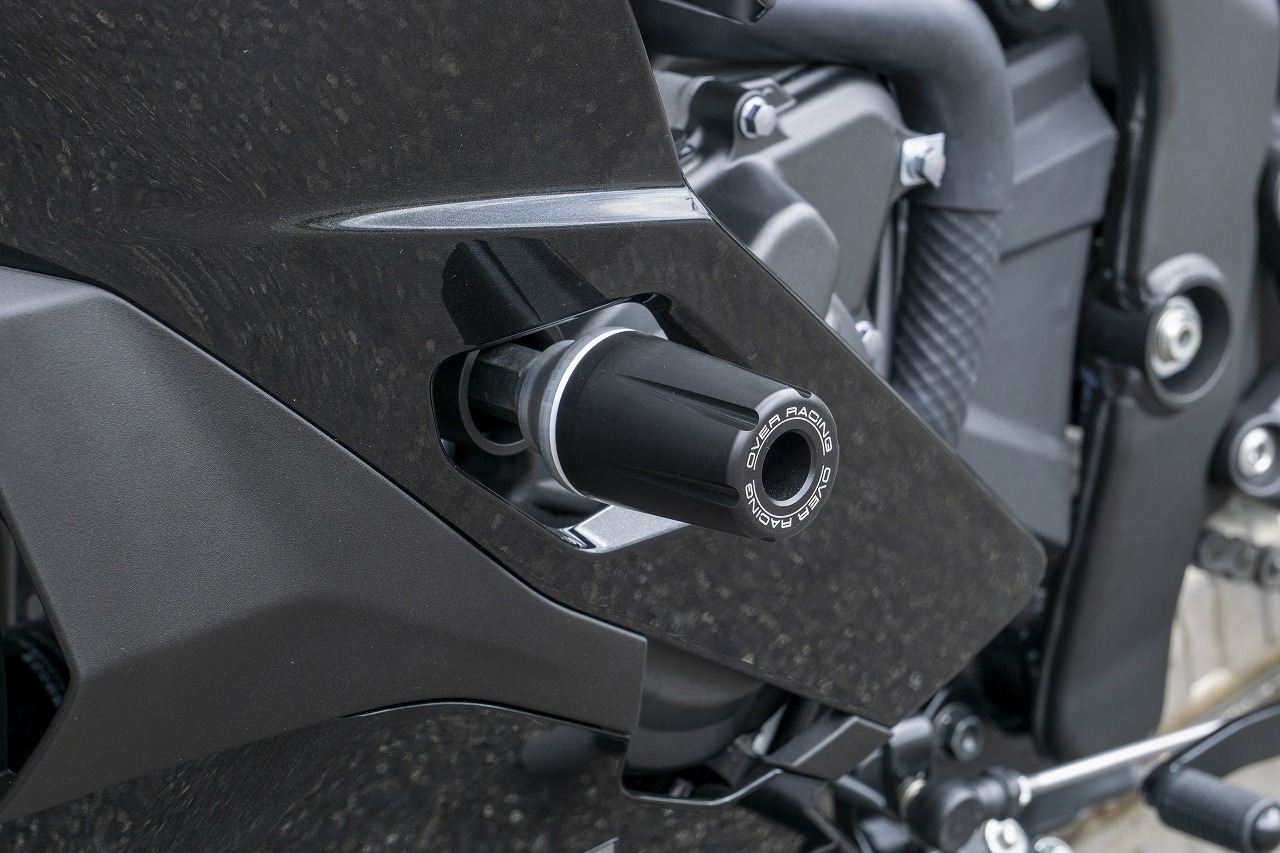 Racing Slider BLK ZX-25R Black Left and Right Set
