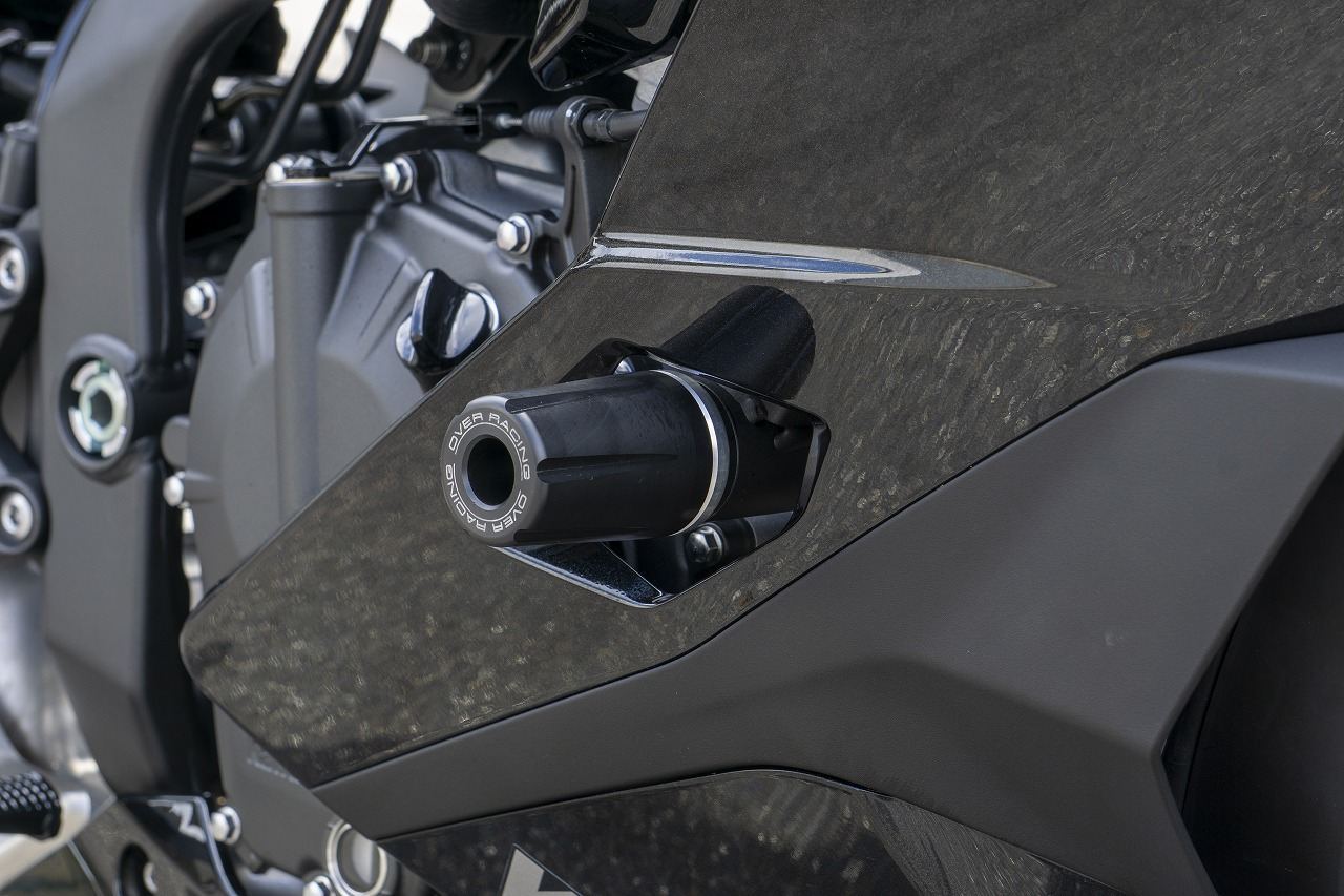 Racing Slider BLK ZX-25R Black Left and Right Set