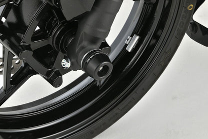 フロントアクスルスライダー ZX-25R ブラック 1個