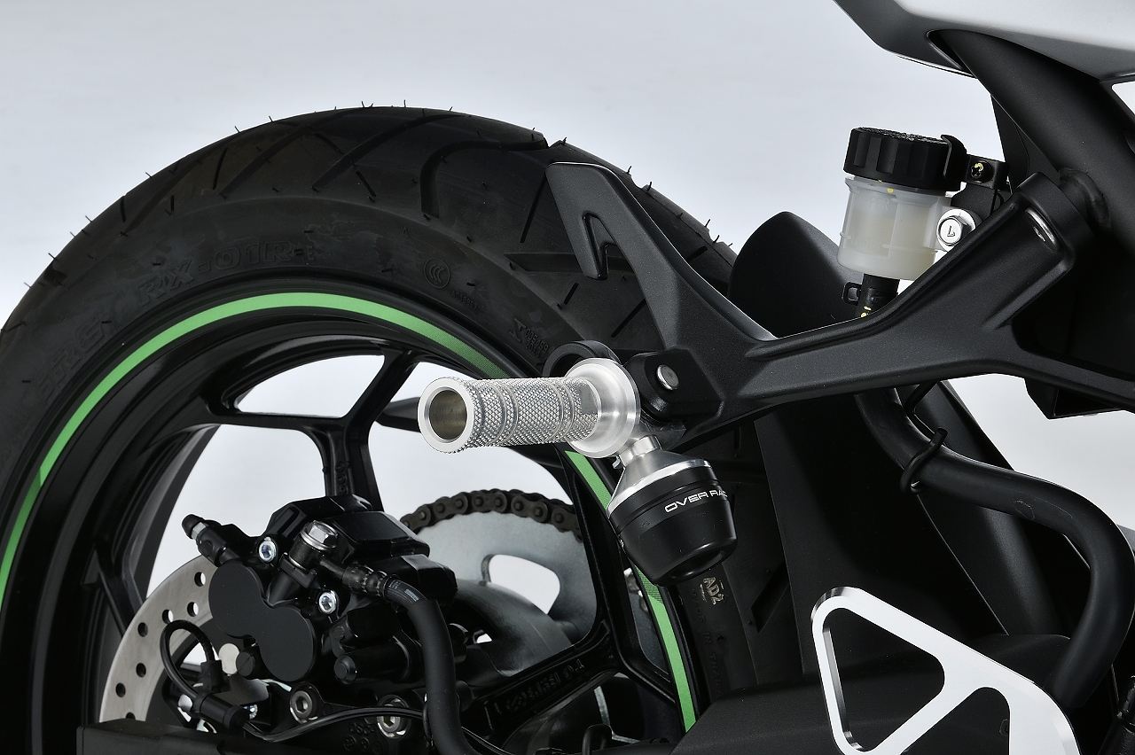Tandem Step Slider SIL ZX-25R/SE NINJA400 Silver Left/Right Set