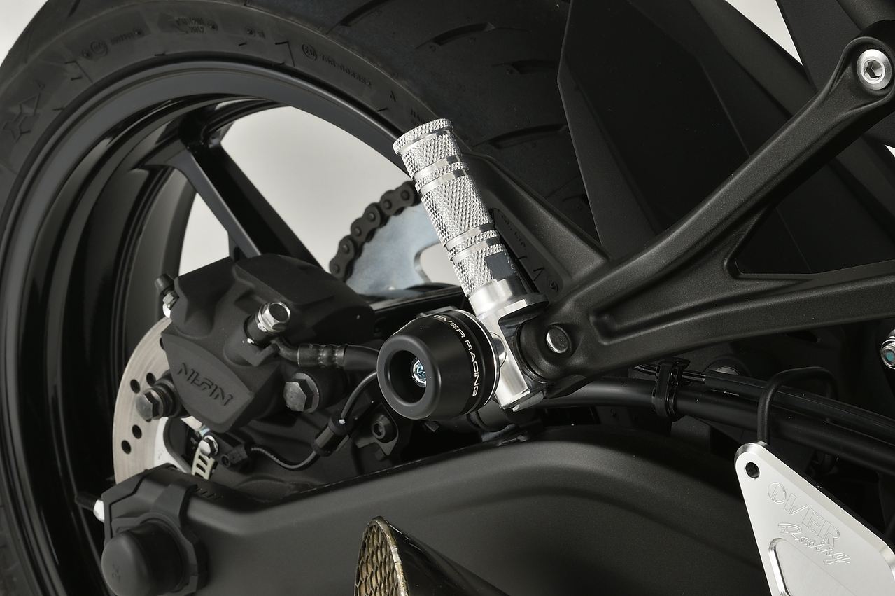 Tandem Step Sliders, Black, ZX-25R/SE NINJA400, Left and Right Set