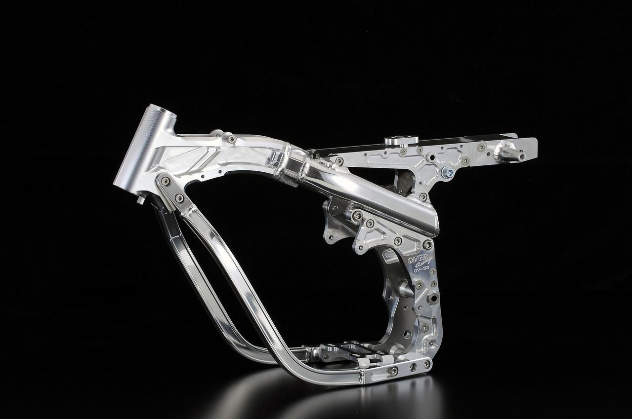 OV-33 フレームキット MONKEY シルバーアルマイト仕上げ 1個