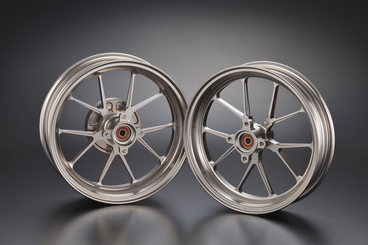 GP-TENホイール F2.70/R3.50-12 MONKEY125 チタン チタン フロントリアセット