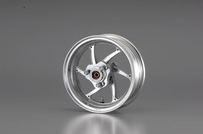 F Wheel GP-SIX Silver 2.70-12 NSF/NSR/XR Silver Alumite Front 2.70-12 1pc.