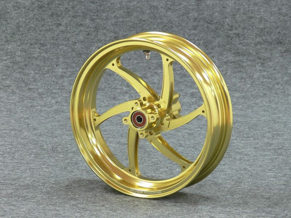 Rホイール GP-SIXゴールド3.00-12 NSF/NSR/XR ゴールドアルマイト リア3.00-12 1個
