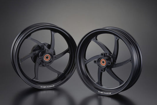 GP-SIX BLK 2.70/3.50-12 GROM 13-20 ブラックアルマイト仕上げ フロントリアセット