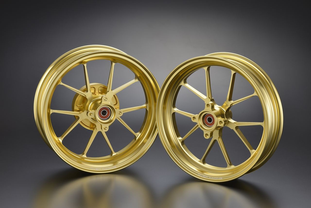 GP-TEN F2.70/R3.50-12 GROM DAX125 Gold Front Rear Set