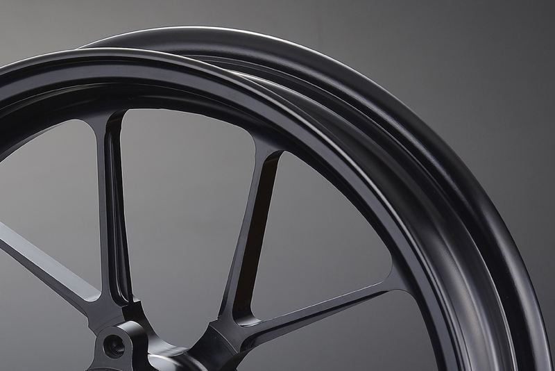 GP-TEN ホイールセット F2.50-12 Z125-PRO 16- ブラック フロント1個
