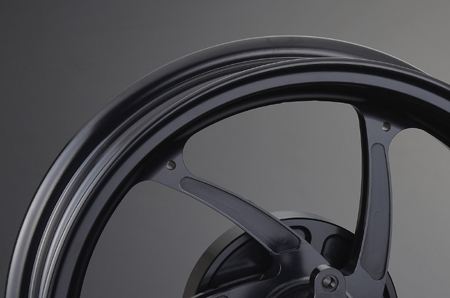 GP-SIXホイールセット2.50/3.50-12 Z125-PRO ブラック フロントリアセット