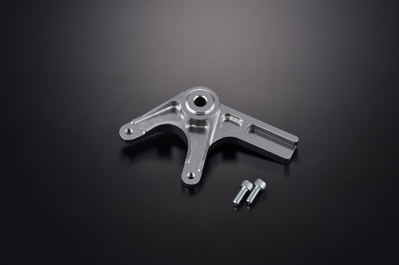 R caliper support for Brembo 2P (crab) MONKEY125 Silver 1pc