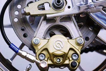 R caliper support for Brembo 2P (crab) MONKEY125 Silver 1pc