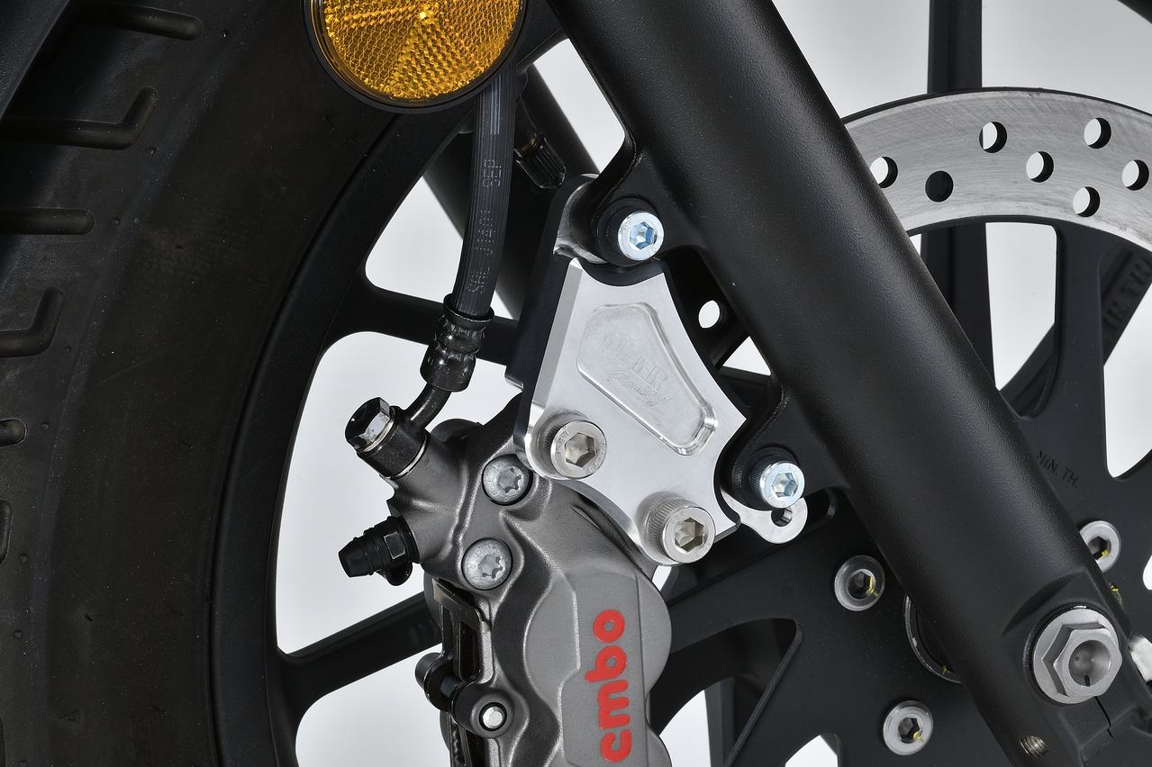 F Caliper Support SIL Brembo 4P Rebel250 Silver 1 pc.