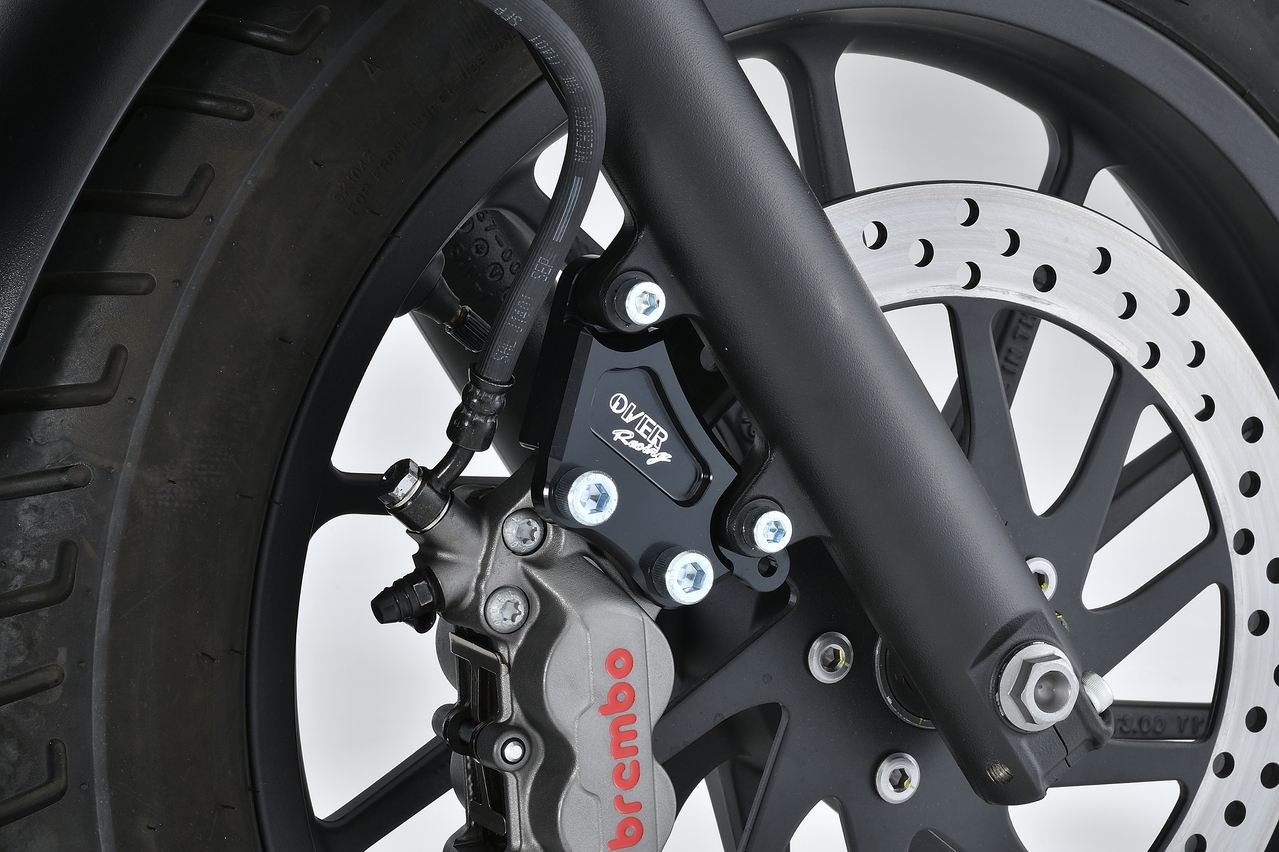 F Caliper Support BLK Brembo 4P Rebel250 Black 1 pc.