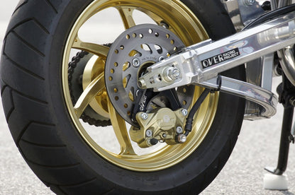 Rear caliper support, Brembo 2-pot, lower mount, GROM 13-24, black anodized finish, 1 pc.