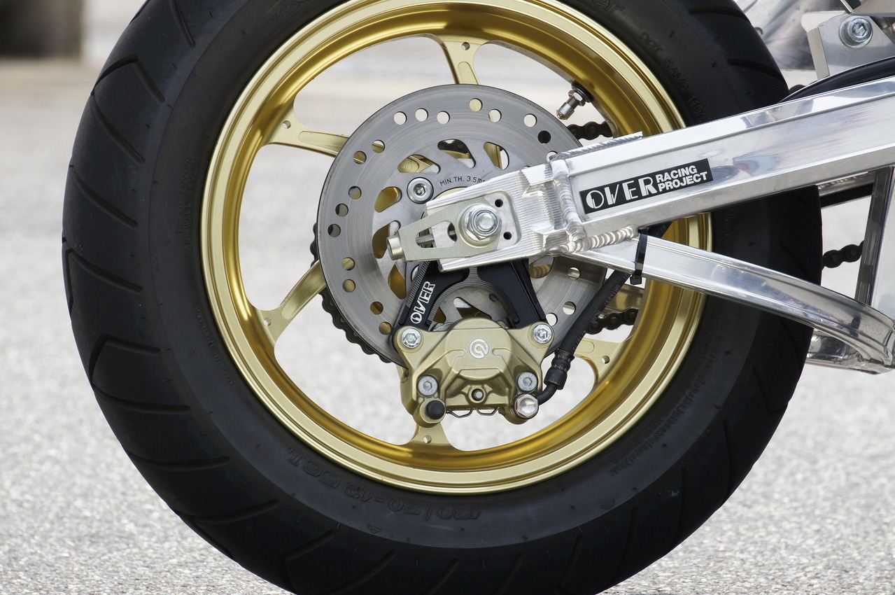 Rear caliper support, Brembo 2-pot, lower mount, GROM 13-24, black anodized finish, 1 pc.