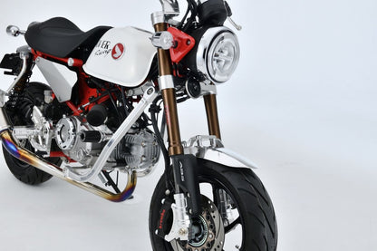 フロントフォークボトム ラジアルマウント SIL ABS GROM/MONKEY125 シルバー 1個