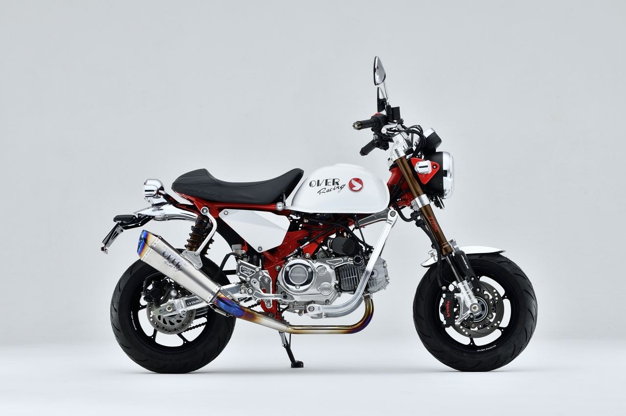 フロントフォークボトム ラジアルマウント SIL ABS GROM/MONKEY125 シルバー 1個